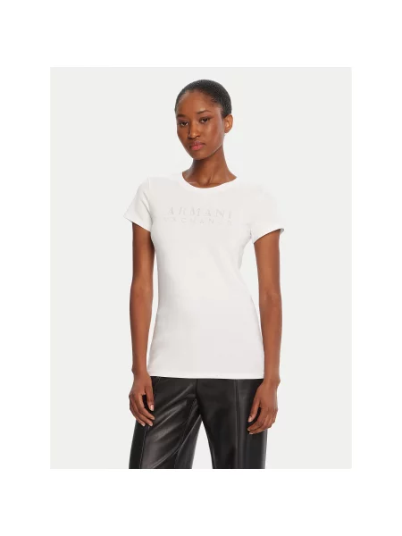 Armani Exchange Majica Casual Fit bela