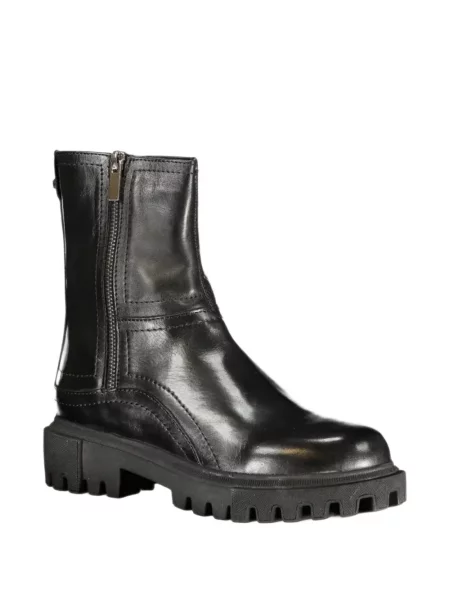 Botine Cafènoir din piele chunky negru