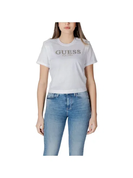 Guess T-shirt Regular Fit bijela