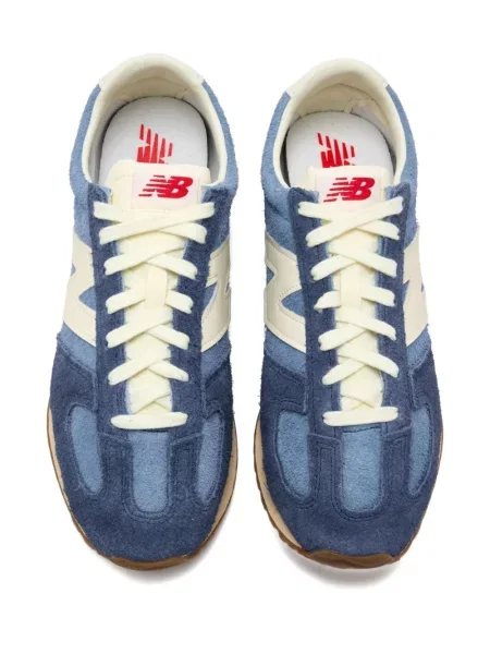 Велурени чехли New Balance на платформе сиво