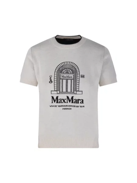 Sweter Max Mara wełniany szary