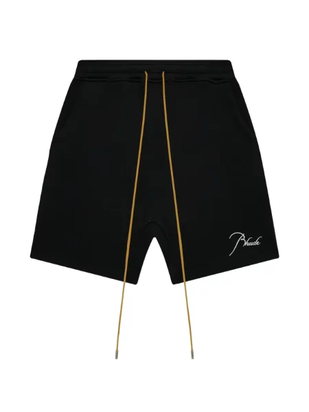 Pantaloni scurți Rhude cu broderie negru