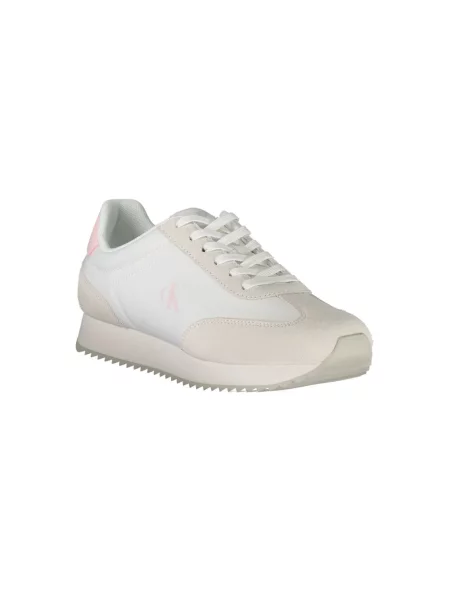 Sneakersy Calvin Klein skórzane białe