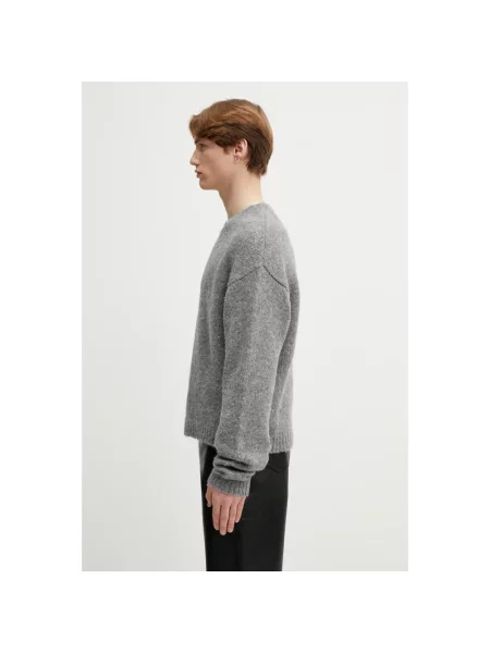 Sweter Heliot Emil wełniany szary