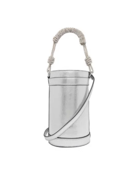 Táska PINKO Mini Bucket Manico PLTT ezüst