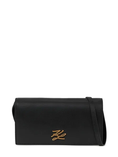Karl Lagerfeld geantă crossbody pentru femei K/AUTOGRAPH negru