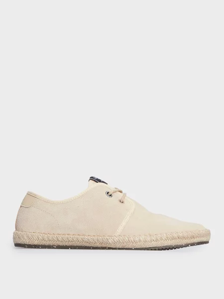 Замшевые классические эспадрильи Pepe Jeans бежевые