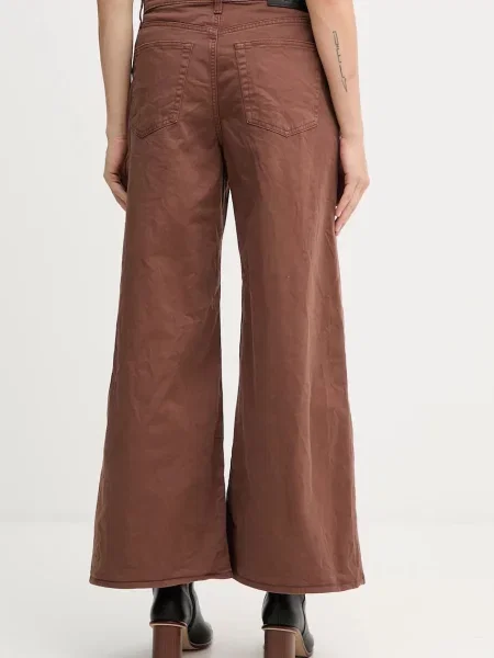 Kavbojke Calvin Klein Jeans rjava