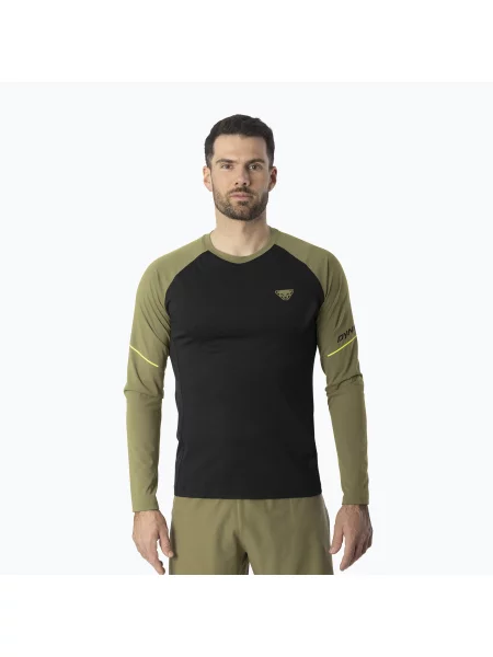Běžecké tričko Longsleeve DYNAFIT Alpine Pro military zelené