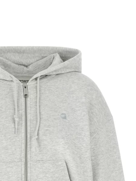 Geacă Carhartt Wip cu glugă gri