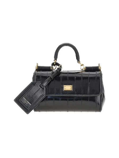 Torebka Dolce And Gabbana skórzana czarna