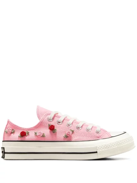Sneakerși Converse Chuck 70 alergare cu cataramă cu bretele alb