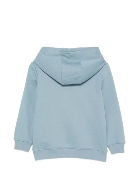 Bluza z kapturem dziecięca Lacoste niebieska