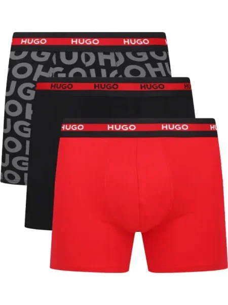 HUGO boxeri negru alb