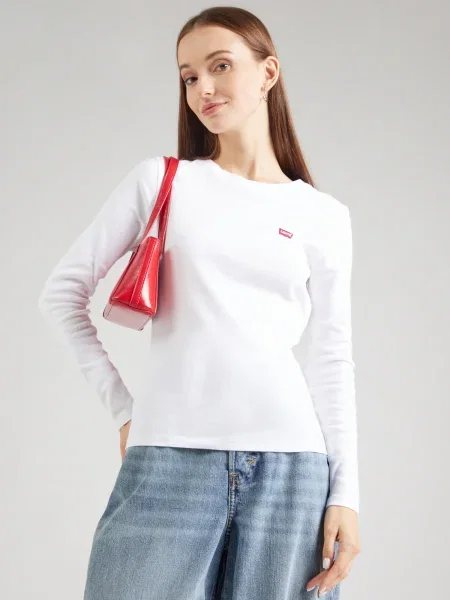 LEVI'S ® Tricou roșu / negru alb