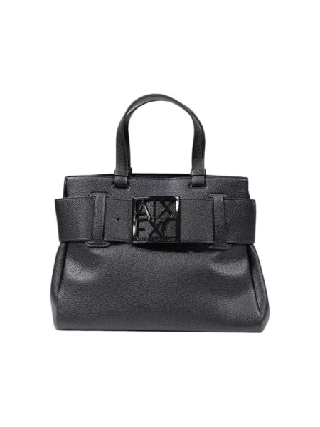 Torebka Armani Exchange skórzana czarna
