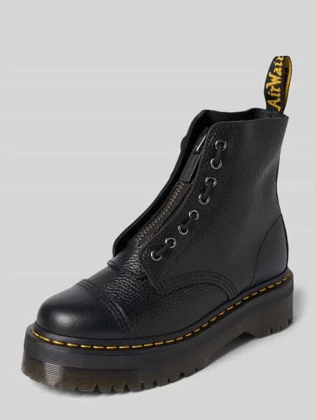 Kozaki ze skóry z zamkiem błyskawicznym model SINCLAIR' Dr. Martens czarne
