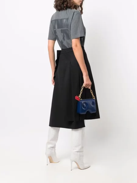 Tricou Off-white cu autograf alb