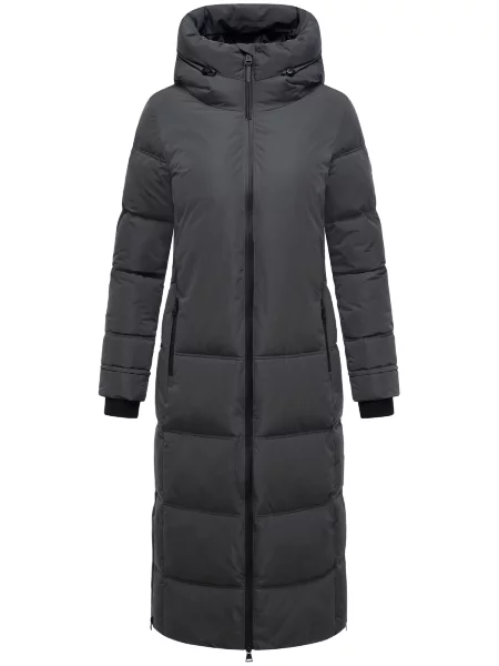 MARIKOO Palton de iarnă Honiaa XVI metalic gri