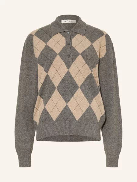 Róhe Sweter grau beżowy