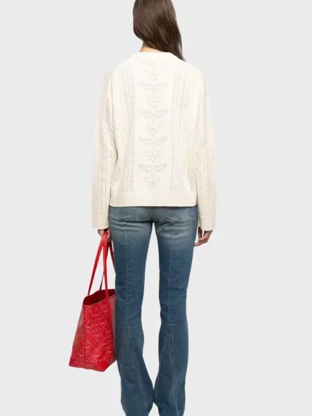 Шерстяной свитер Zadig&voltaire белый