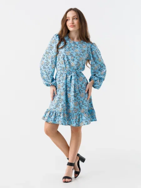 LAWA Сукня міні Поліестер/еластан блакитний