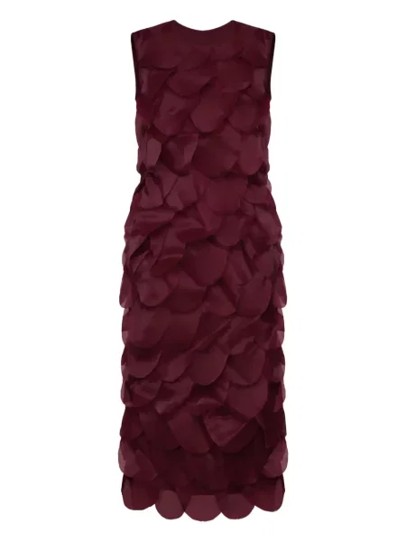 Sukienka Lika z organzy garniturowa czerwona