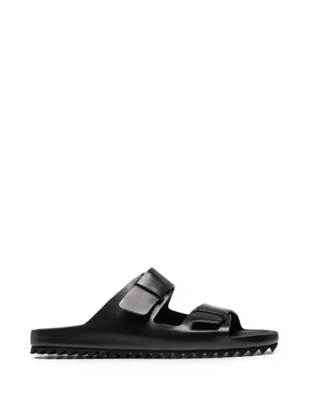 Sandale Officine Creative din piele cu bretele negru