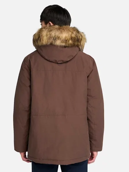 Зимова куртка Timberland бавовна/поліестер коричневий