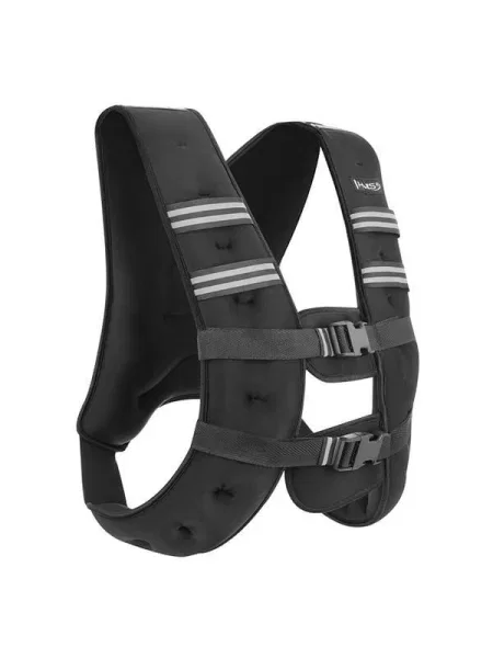 Kamizelka treningowa z obciążeniem HMS 5 kg czarna