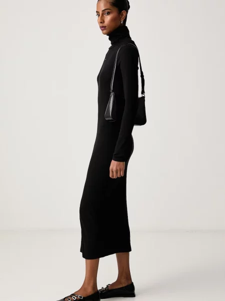 Tommy Jeans rochie din cu negru