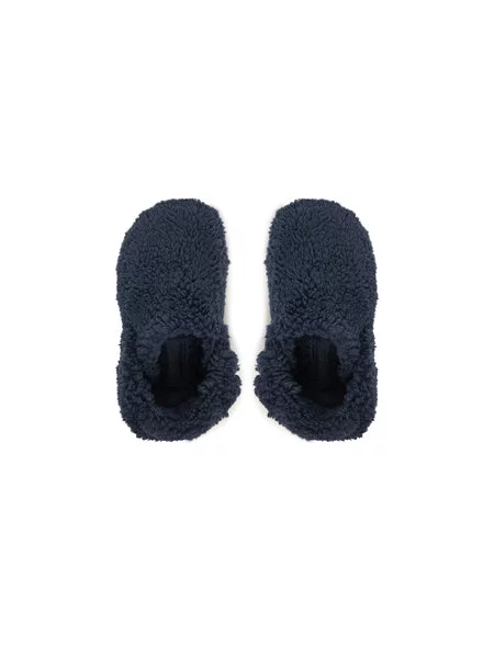 Papuče Crocs Toddler Classic Cozzzy Slipper Tmavomodrá