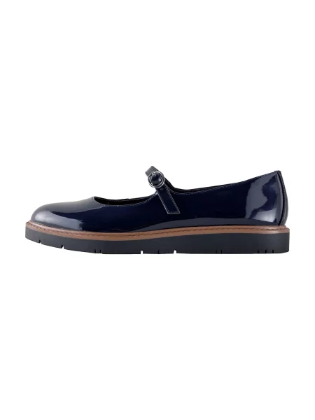 Next Balerini cu curea glezna Forever Comfort bleumarin