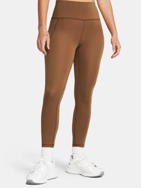 Legginsy Under Armour brązowe