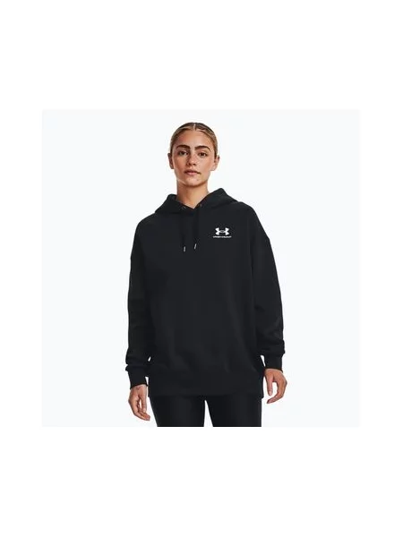 Толстовка Under Armour Icon Fleece Hoodie чорний/білий біле