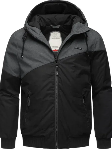 Ragwear Geacă de iarnă Wings gri negru