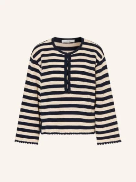 Frame Svetry The Captain Pullover tmavě modrá béžová