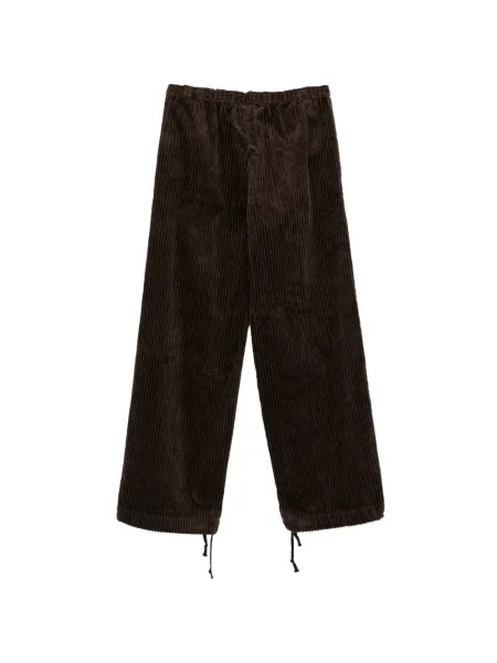Pantaloni Maison Mihara Yasuhiro de catifea cord maro