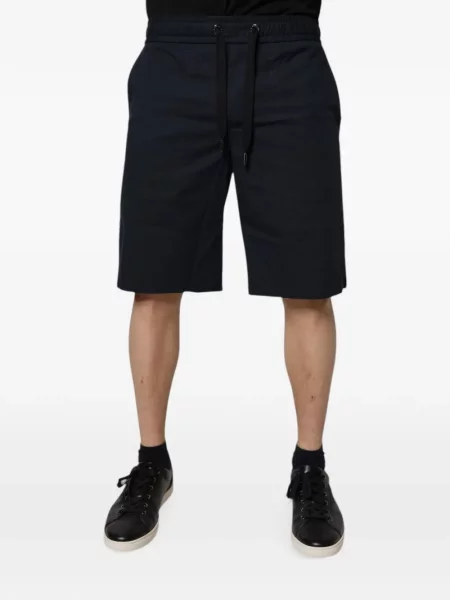 Pantaloni scurți Dolce & Gabbana cu cordon albastru
