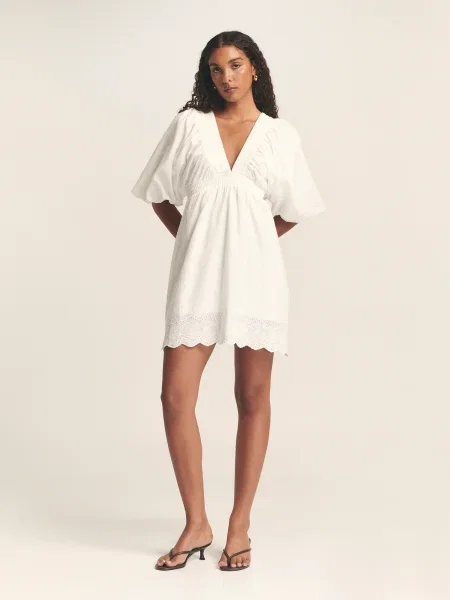 St MRLO Rochie VERA' alb