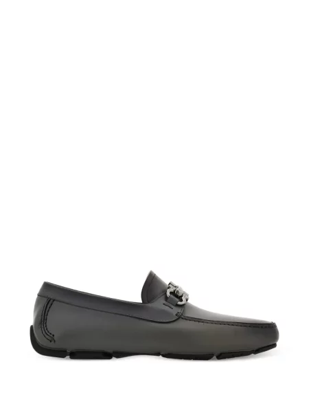 Pantofi loafer Ferragamo din piele gri