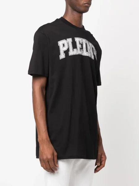 Tričko Philipp Plein s potiskem černé