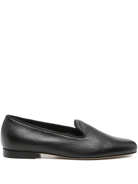Pantofi loafer Toteme din piele negru