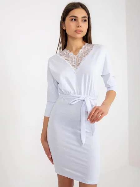 Rochie Fashionhunters de costum alb