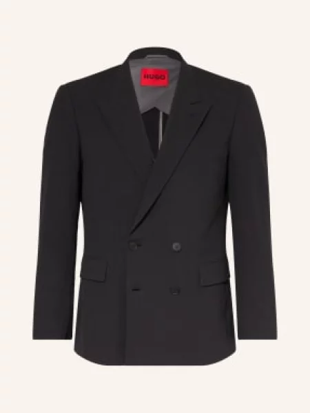 Hugo Marynarka Henry Slim Fit schwarz czarna