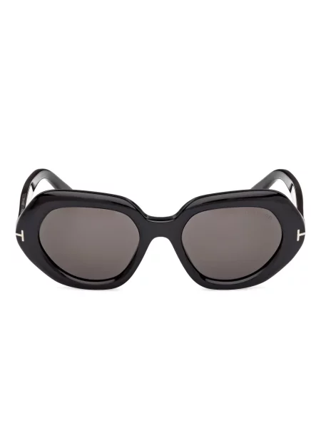 Ochelari de soare Tom Ford Eyewear cu imprimeu geometric negru
