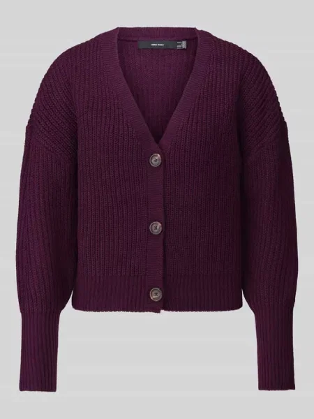 Kurtka z dzianiny o kroju regular fit z ozdobnymi model ‘LEA’ Vero Moda
