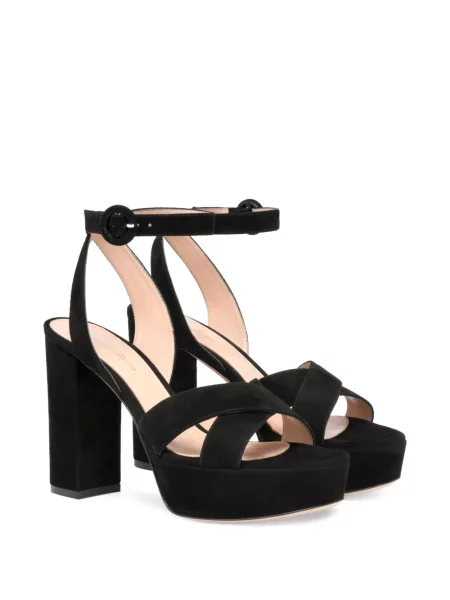 Sandale Gianvito Rossi cu platformă negru