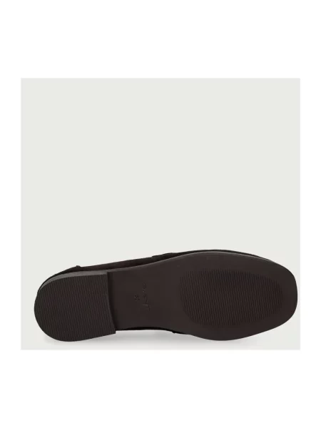 Loafersy Gant skórzane brązowe