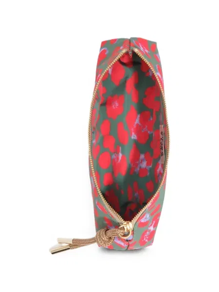 Geantă Bimba Y Lola cu model leopard verde